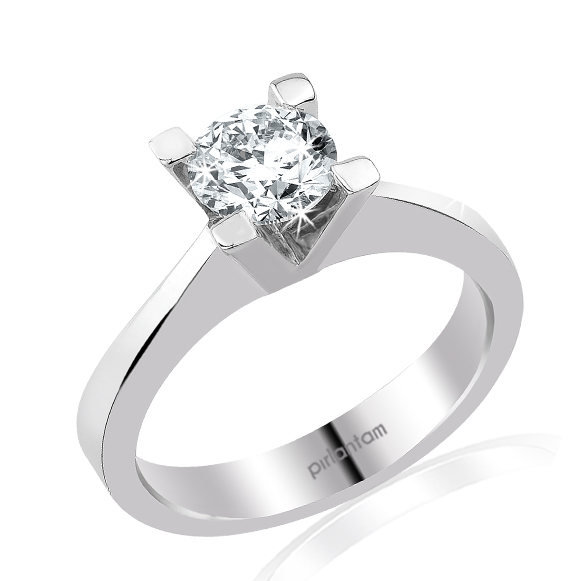 2.00 ct. H SI Color HRD Sertifikalı Tektaş Yüzük